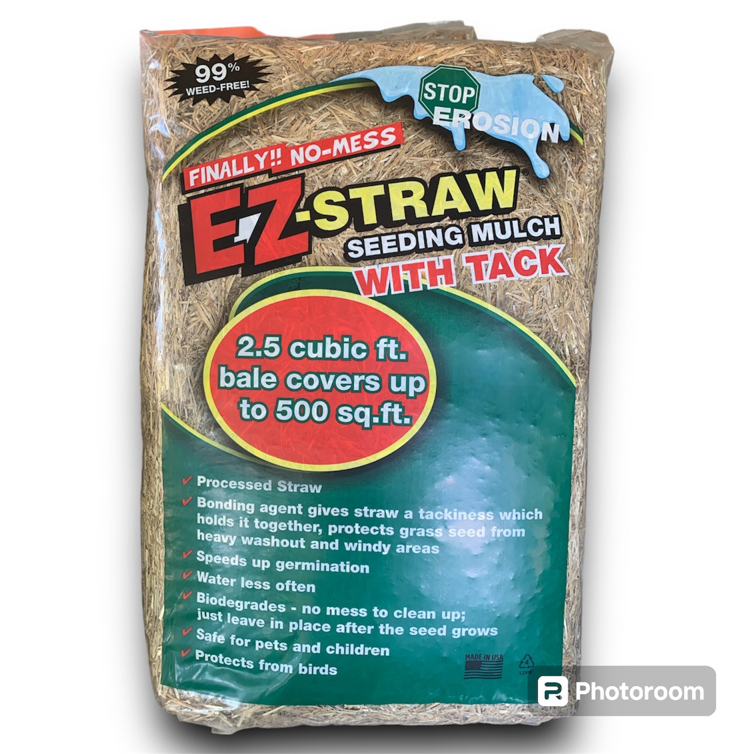 seeding straw for garden EZ Straw w/ Tacker – Auburn Oaks Garden Center