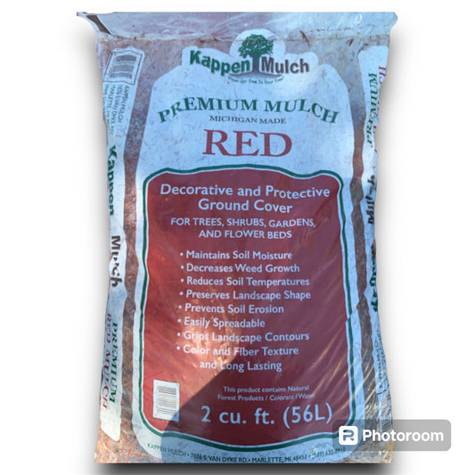 Red Mulch Bag