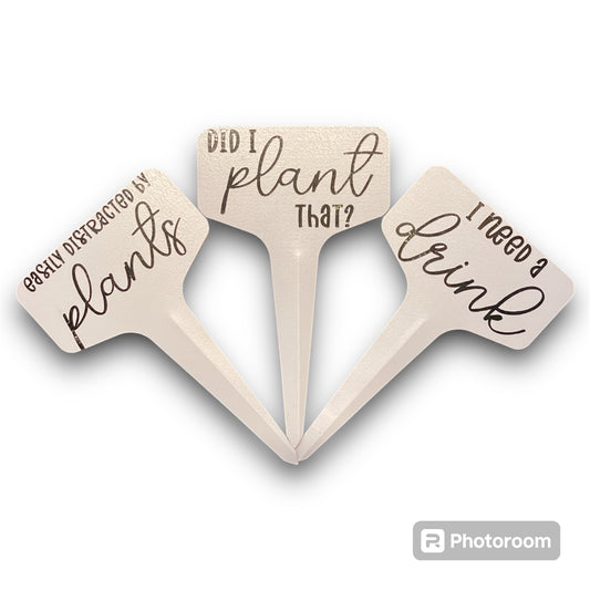 Silly Plant Sayings Plant Labels