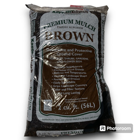 Brown Mulch Bag