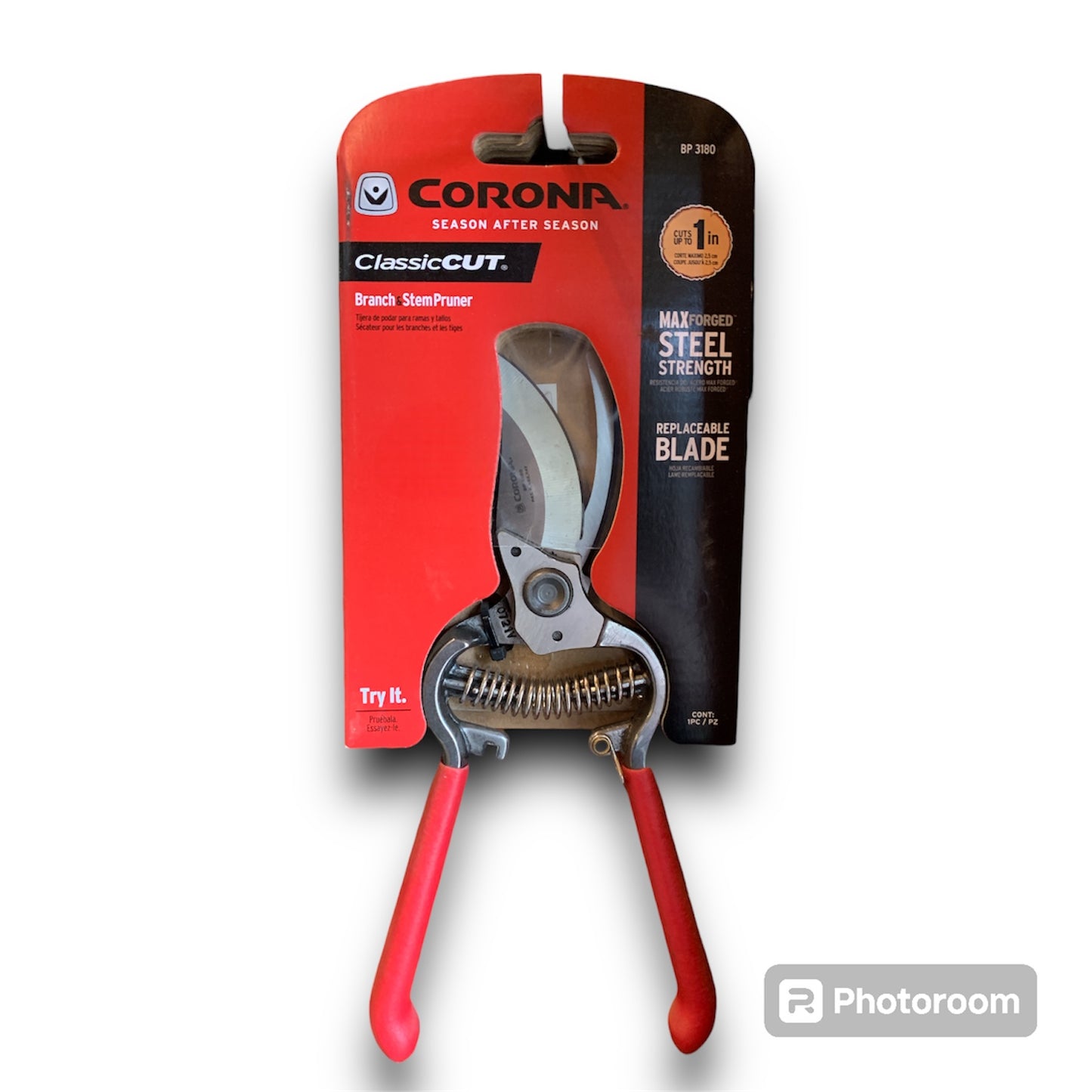 Corona Bypass Pruners 1" Classic Cut