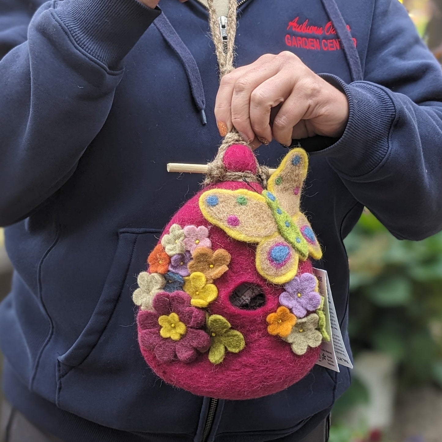 Felted Wool Birdhouses