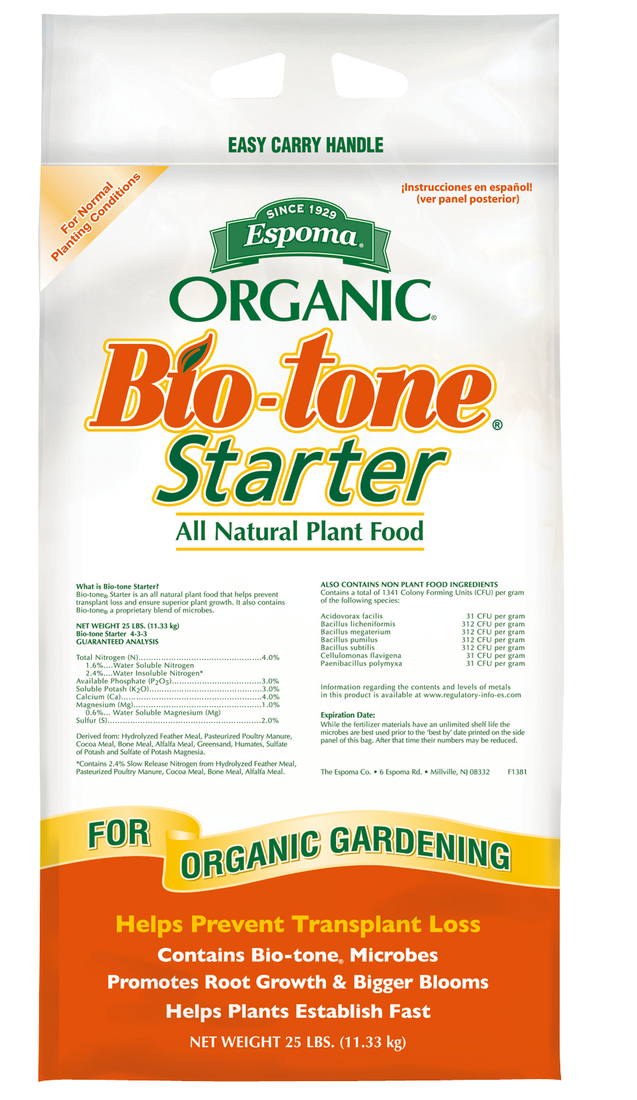 Bio-tone Starter Fertilizer