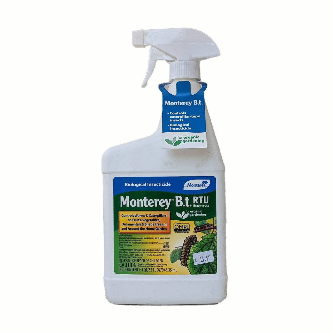 Monterey Bacillus Thuringiensis Insecticide