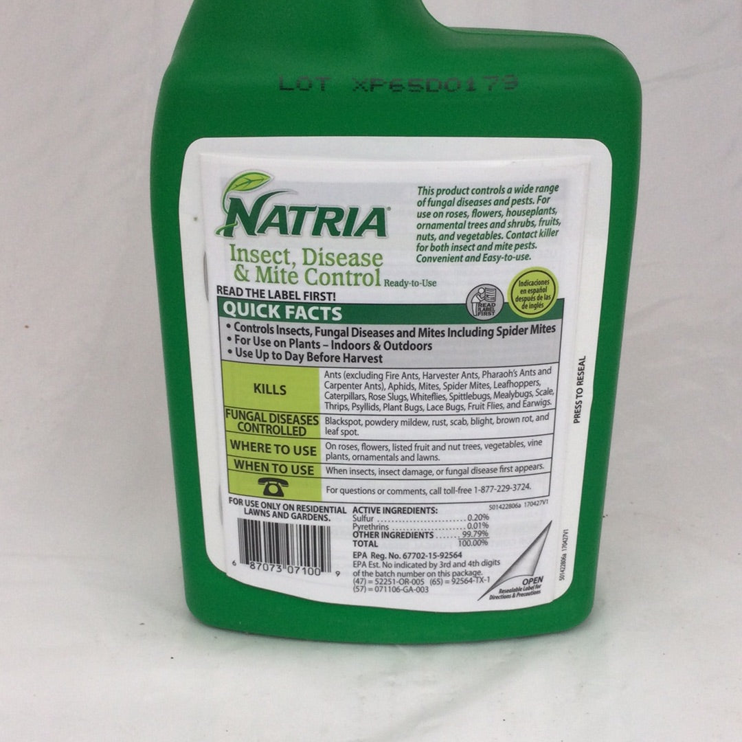 Natria Insect, Disease, and Mite Control